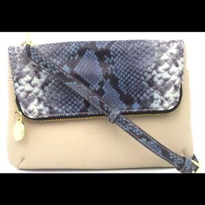 G.I.L.I. Leather 2-in-1 Crossbody Cloud Snake